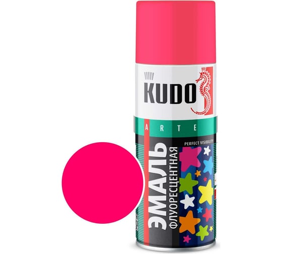 Изображение товара Эмаль флуоресцентная KUDO розовая KU-1207