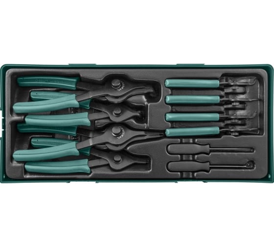 Изображение товара Набор щипцов для стопорных колец Jonnesway 10 предметов AG010150SP 49039