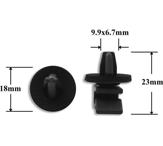 Изображение товара Автокрепеж для Acura Honda 10 шт 91547SE0003 , 91547SE00030 КрепАвто 0711