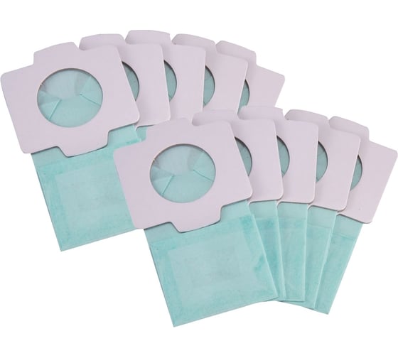 Изображение товара Бумажный антибактериальный мешок для DCL182/CL107FD/CL105D/CL104D/CL072D 10 шт Makita 198744-5