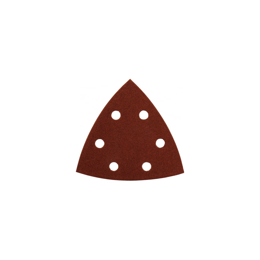 Изображение товара Бумага шлифовальная треугольная на липучке 94 мм, A100, 10 шт Makita D-58609