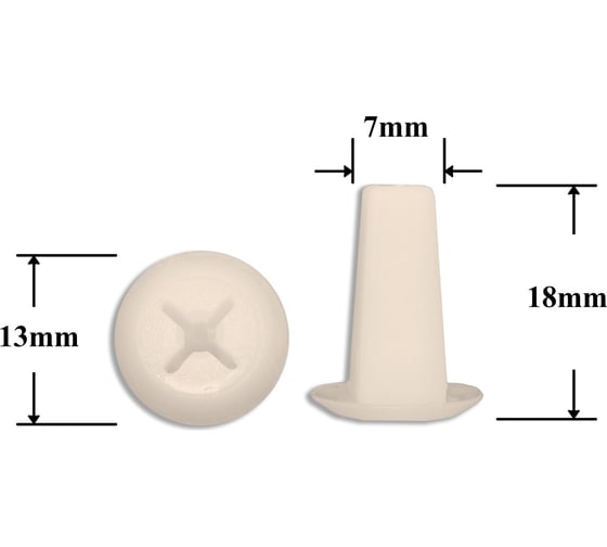 Изображение товара Автокрепеж Infiniti Mitsubishi Nissan 10 шт 96706H9400 96706K1300 96706K1351 MB106212 КрепАвто 0698