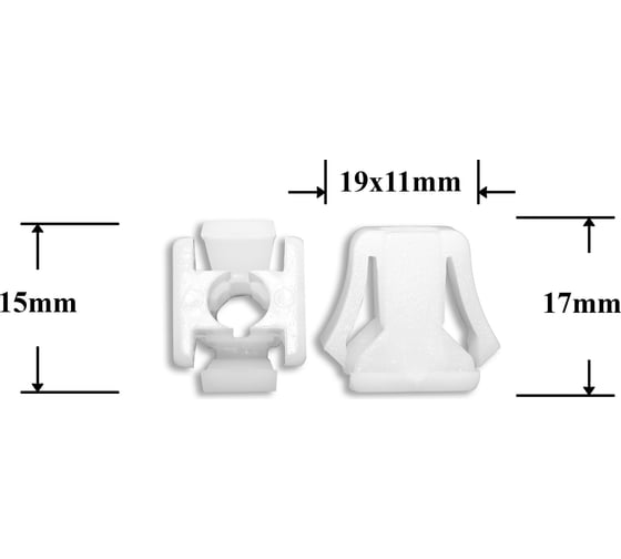 Изображение товара Автокрепеж для GM 10 шт 343543, 343555, 354076, 362379 КрепАвто 0644