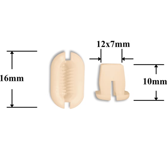 Изображение товара Автокрепеж для Chrysler Renault 10 шт 8934201235 КрепАвто 0625
