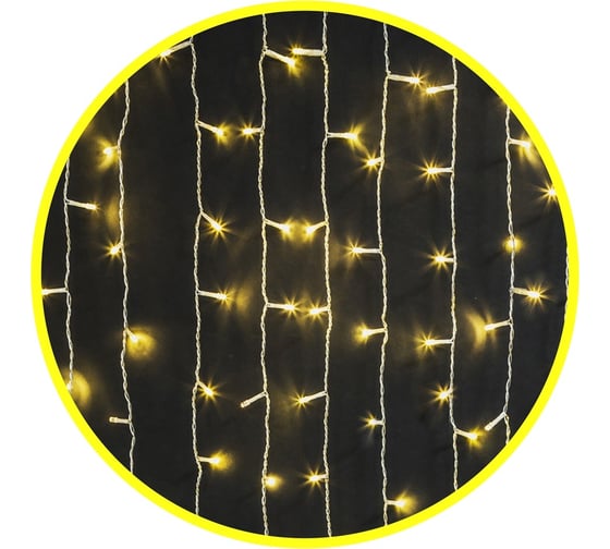 Изображение товара Гирлянда Navigator NGF-C02-357WW-8-2x1.5m-230-TR-IP44 61872