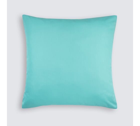 Изображение товара Набор наволочек Ecotex ННС77 Моноспейс 70x70 - 2 шт., бирюзовый 4680088206646