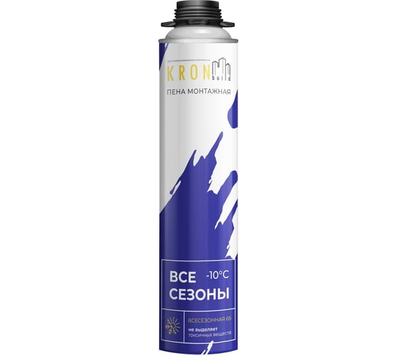 Изображение товара Профессиональная монтажная пена всесезонная Kronbuild 65 FAS65