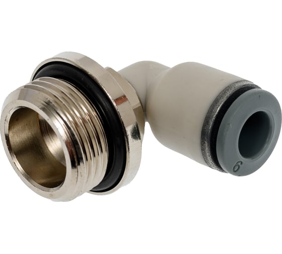 Изображение товара Фитинг угловой R7522 6 мм, 3/8" Camozzi SRF50-7522-0658R