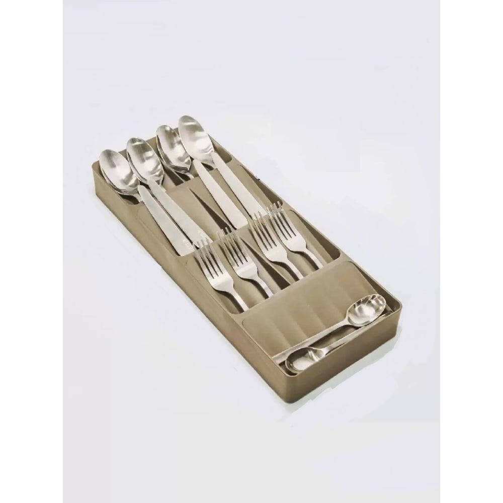 Изображение товара Лоток для столовых приборов APOLLO Trep 2 отсека TRP-01 45мм 158мм 400мм пластик бежевый