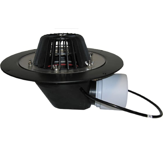 Изображение товара Кровельная воронка HL горизонтальный выпуск с электроподогревом 64.1