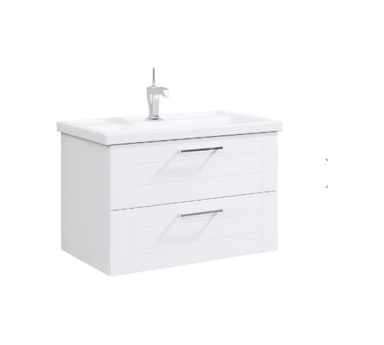 Изображение товара Манчестер Тумба под умывальник AQWELLA подвесная, цвет белый MAN01082