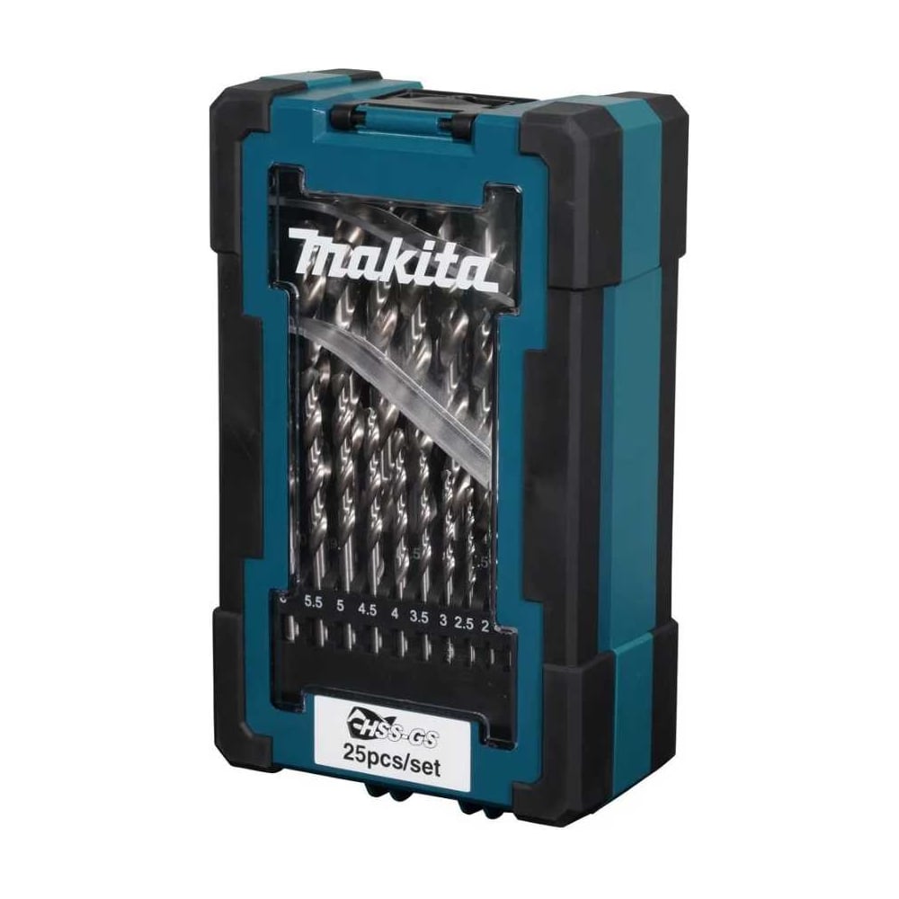 Изображение товара Набор сверл по металлу 1-13 мм 25 шт Makita D-78368