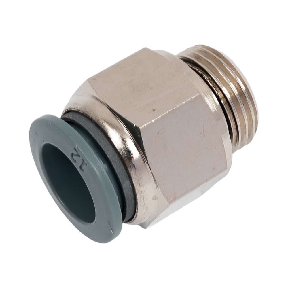 Изображение товара Фитинг прямой R7512 12-3/8 Camozzi SRF50-7512-1258R латунь 12 мм на 3/8М