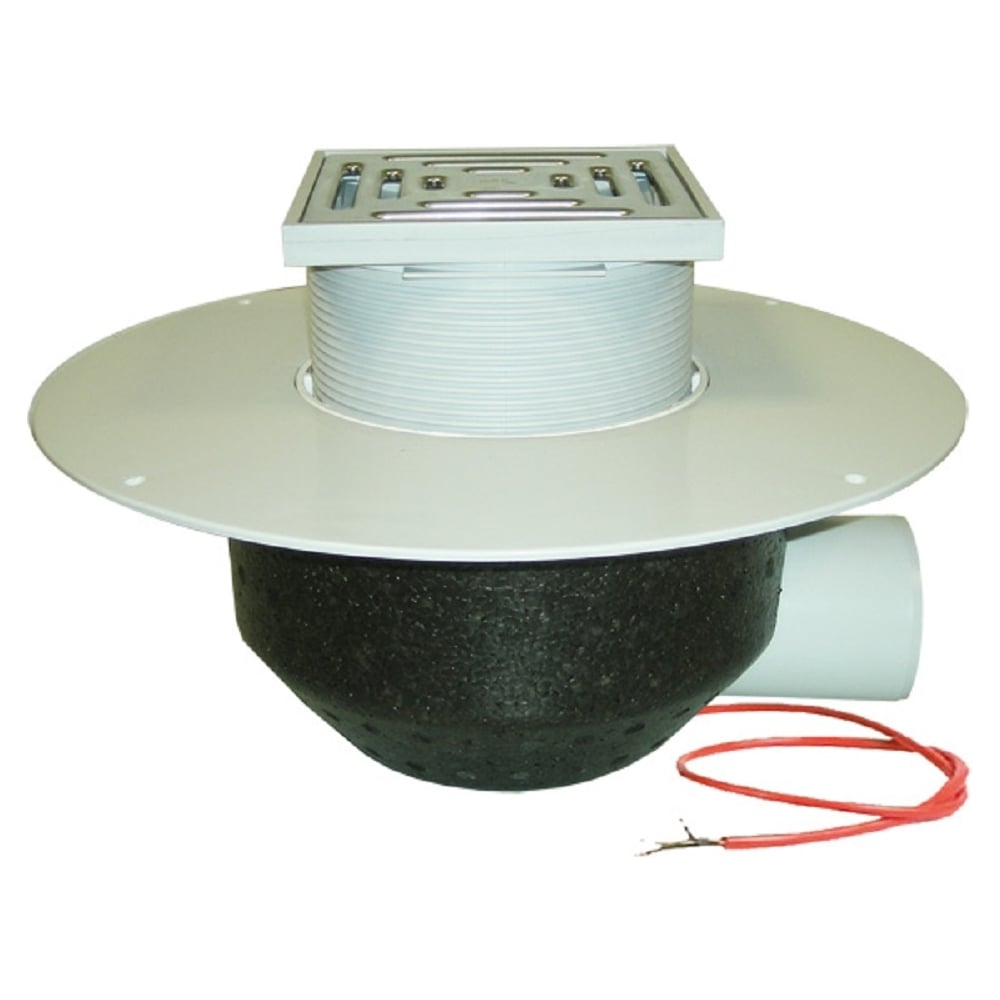 Изображение товара Кровельная воронка HL с электрообогревом для ПВХ мембран, DN75, горизонтальный выпуск