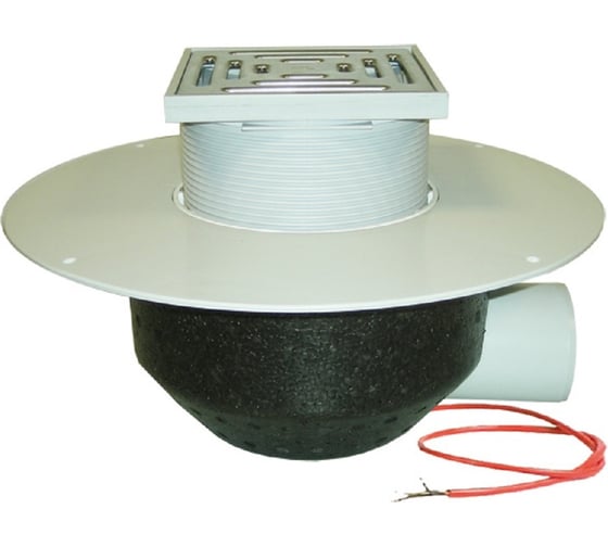 Изображение товара Кровельная воронка HL с электрообогревом, для ПВХ-мембран, гориз.выпуск DN75 64.1BP/7