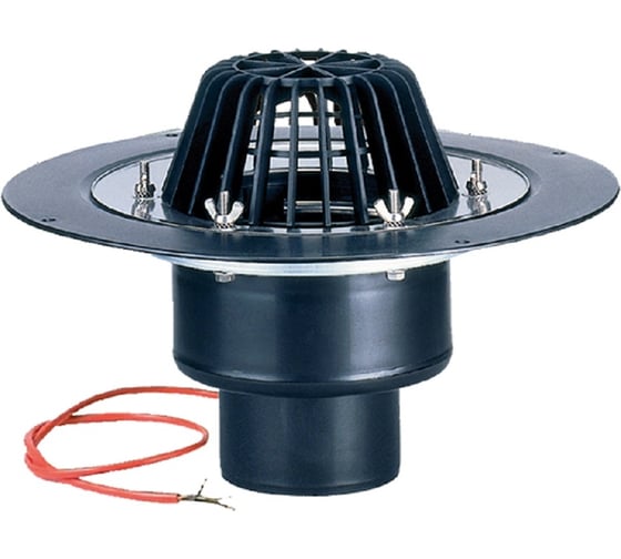 Изображение товара Кровельная воронка HL с электроподогревом, DN110 62.1/1