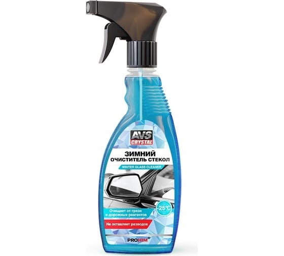 Изображение товара Очиститель стекол Прохим зимний, триггер, 500 мл. AVS AVK-125 A78241S