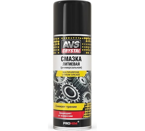 Изображение товара Смазка универсальная Прохим литиевая, 520 мл., аэрозоль AVS AVK-729 A40751S
