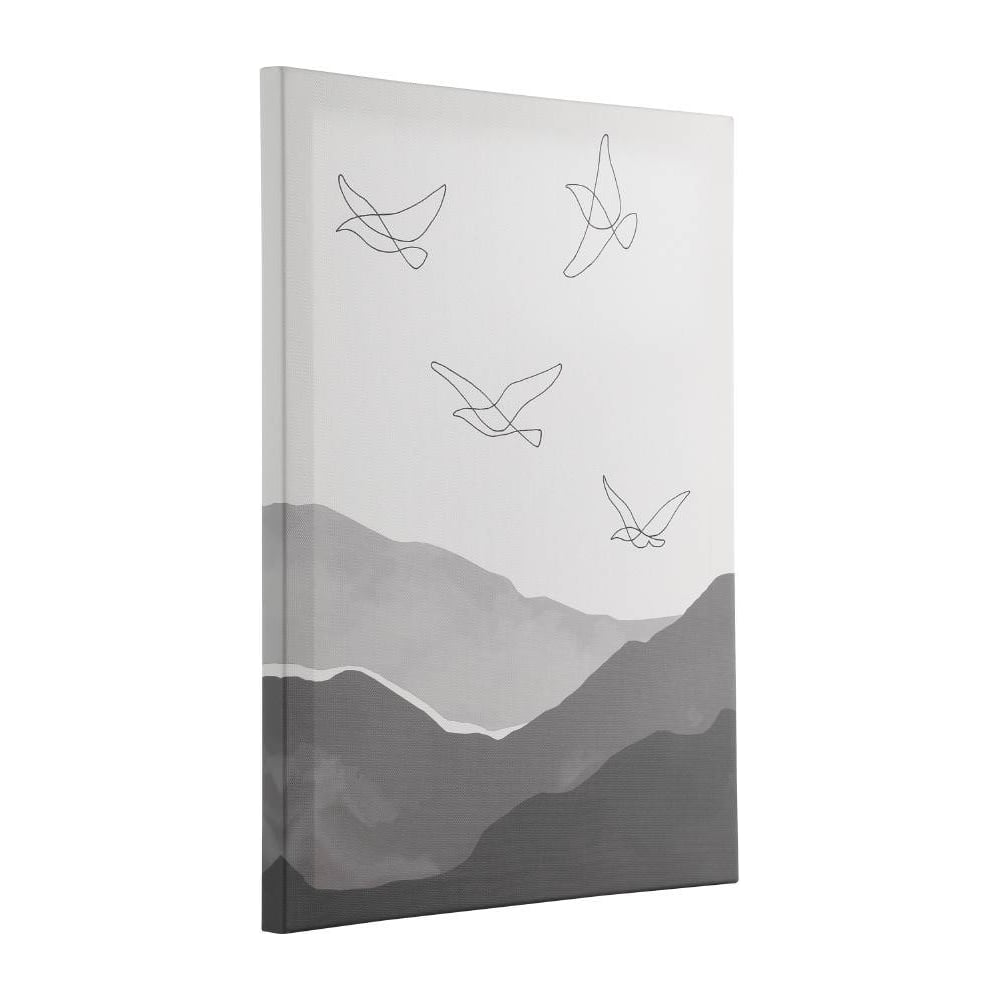 Изображение товара Картина EGLO ALAMINOS 423029 на холсте минимализм 420x297 мм серый белый дизайн