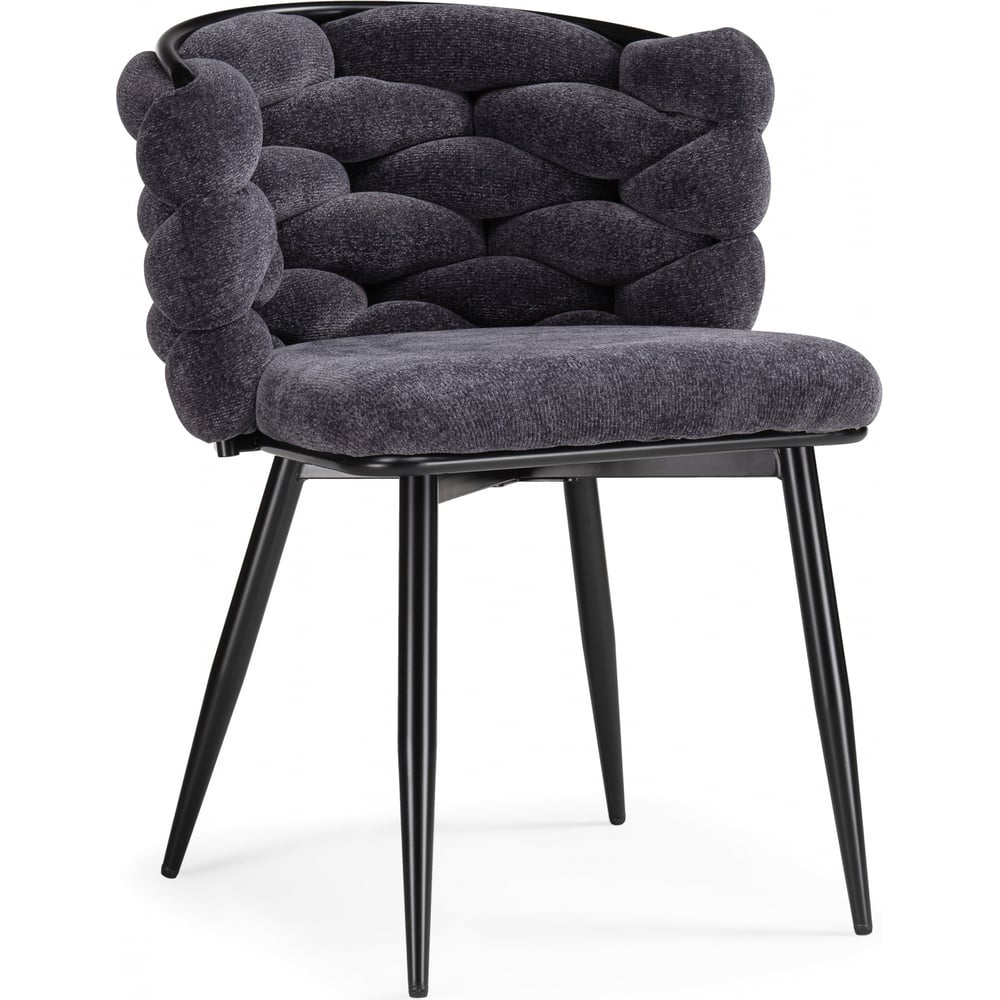 Стул на металлокаркасе Woodville Rendi gray-blue / black 15760