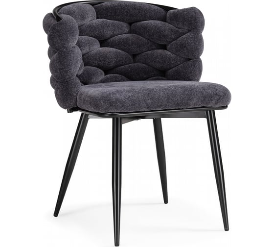 Изображение товара Стул на металлокаркасе Woodville Rendi gray-blue / black 15760