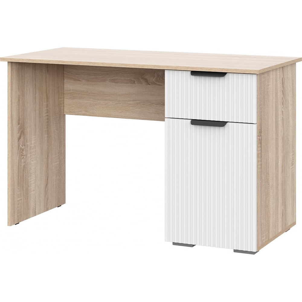 Изображение товара Компьютерный стол Woodville Стокгольм СТП03 1200x57x75 дуб сонома белый