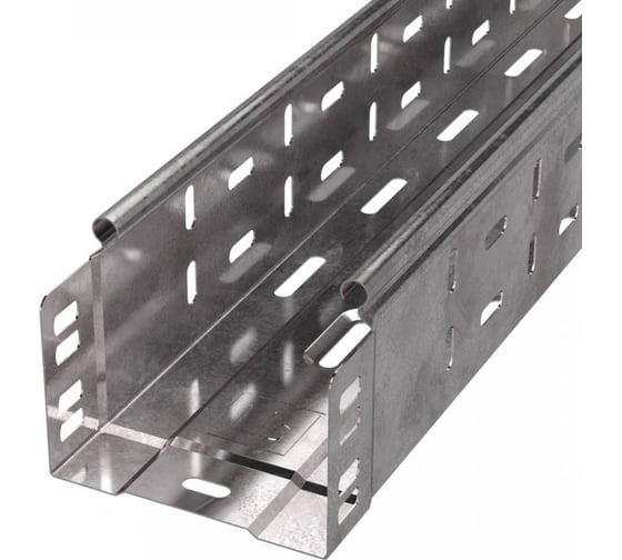Изображение товара Лоток перфорированный Промрукав Стандарт 100x80x3000 (1,0 мм ) 3м. PR16.2298