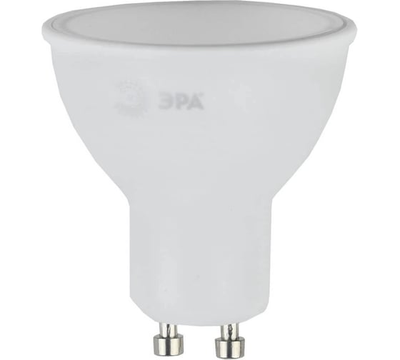 Изображение товара Набор светодиодных лампочек ЭРА STD LED MR1610W827GU10 (EC) GU10 10 Вт софит, теплый белый свет, 10 штук Б0056957