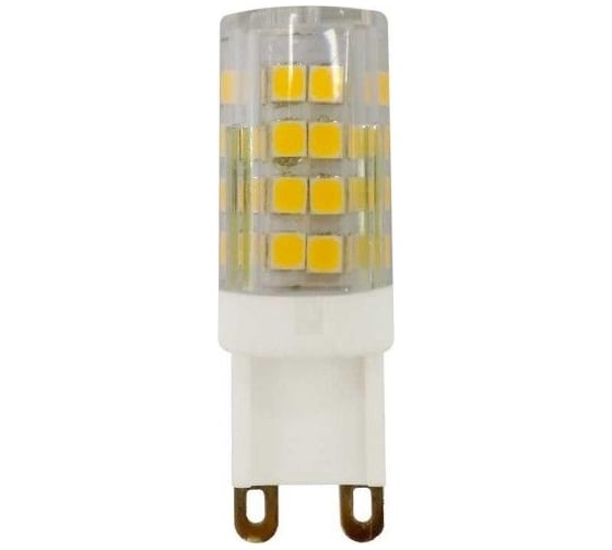 Изображение товара Набор светодиодных лампочек ЭРА STD LED JCD3,5WCER827G9 (EC) G9 3,5 Вт керамика, капсула, теплый белый свет, 10 штук Б0056972