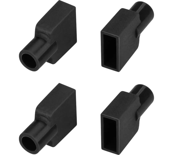 Изображение товара Заглушка Arlight WPH-FLEX-0612-SIDE BLACK с отверстием, 1 комплект 045910