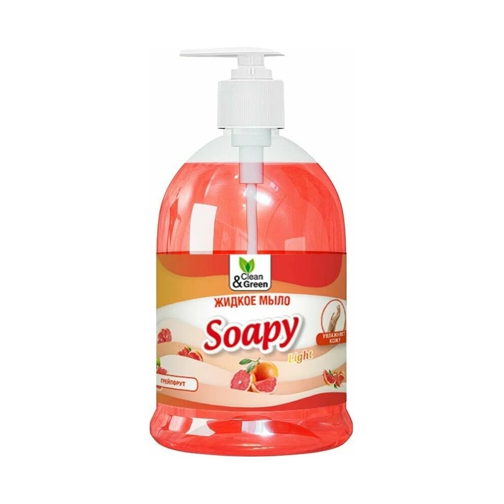 Изображение товара Жидкое мыло Прохим "Soapy" Light Грейпфрут, с дозатором 500 мл CG8243