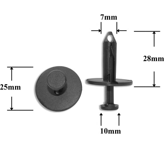 Изображение товара Автокрепеж для Ford 10 шт N804674S КрепАвто 0731