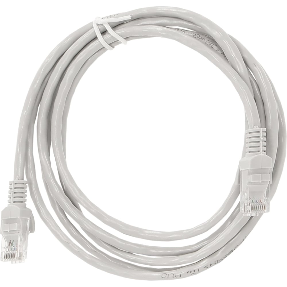 Изображение товара Патч-корд TWIST UTP 5e RJ45 2 метра серый надежное соединение