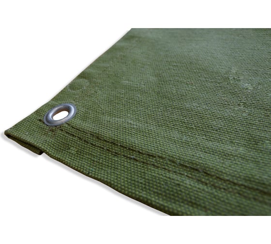 Изображение товара Тент брезентовый влагостойкий 4x6 м, 390 г/м² Промышленник ТБ46390