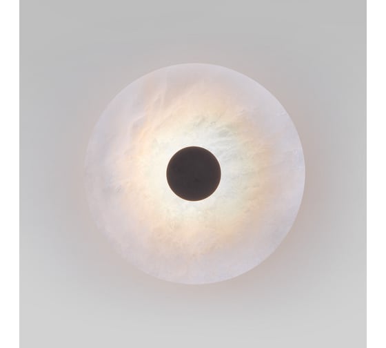 Изображение товара Светодиодный настенный светильник с мраморным рассеивателем Eurosvet 40340 LED черный a066530