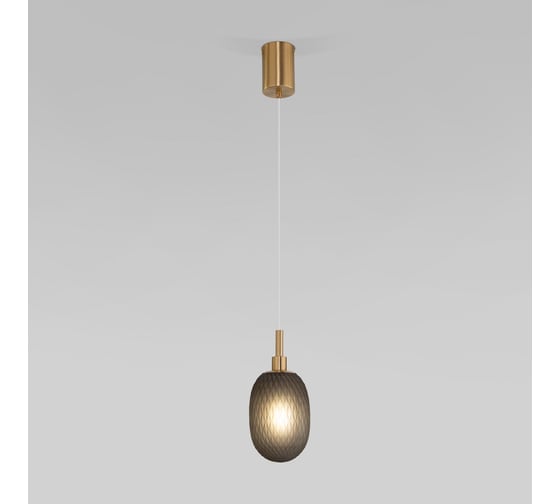 Изображение товара Подвесной светильник со стеклянным плафоном Eurosvet 50266/1 дымчатый a066524