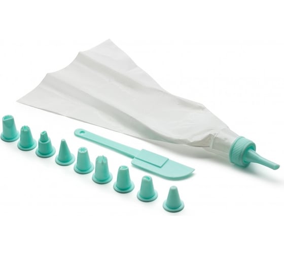 Изображение товара Набор для выпечки APOLLO лопатка, мешок кулинарный с 10 насадками La Dessert DSR-02