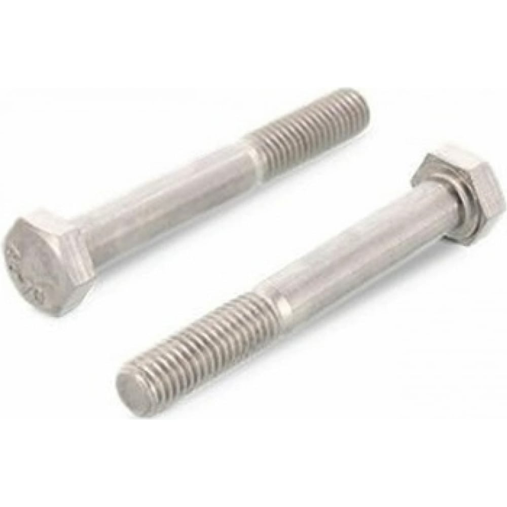 Изображение товара Болт ЦКИ DIN931 М6x60 A4 10 шт. прочный нержавеющий крепеж для конструкций