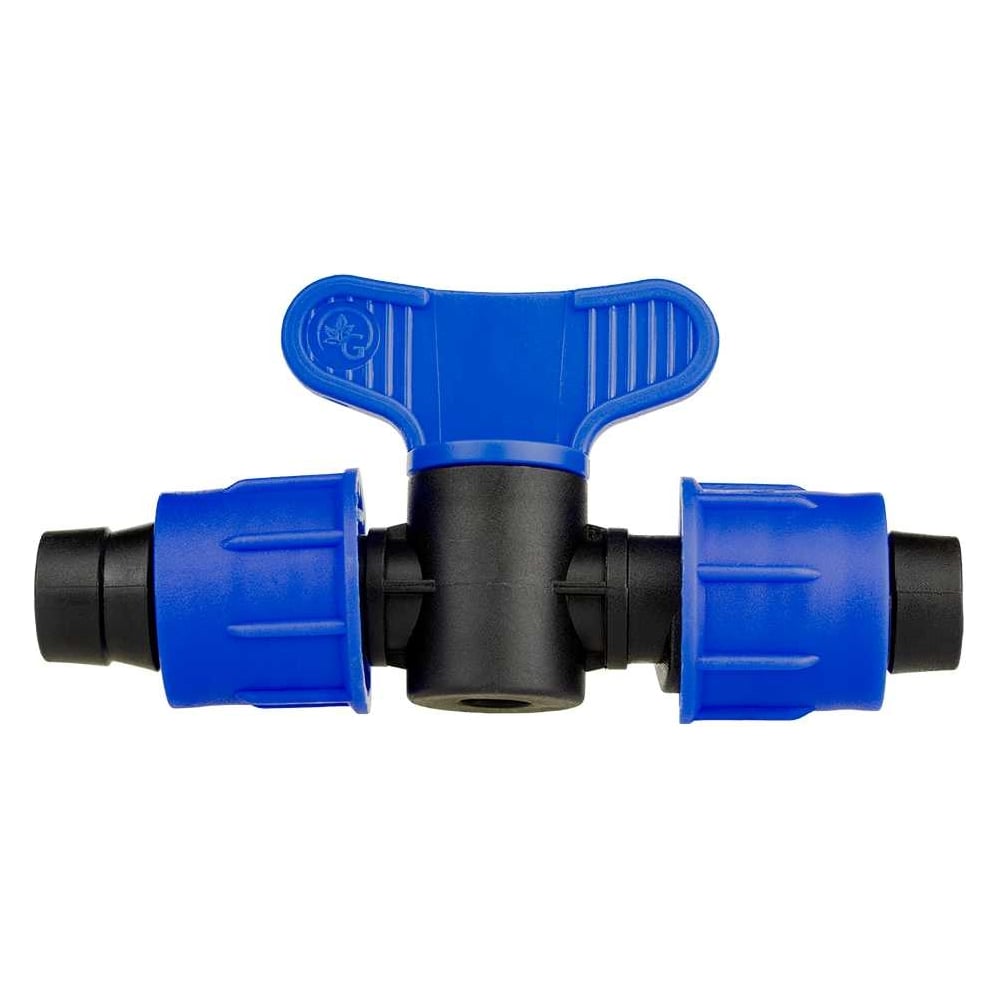 Изображение товара Проходной кран для ленты капельного полива 16 мм, комплект 20 шт MasterProf