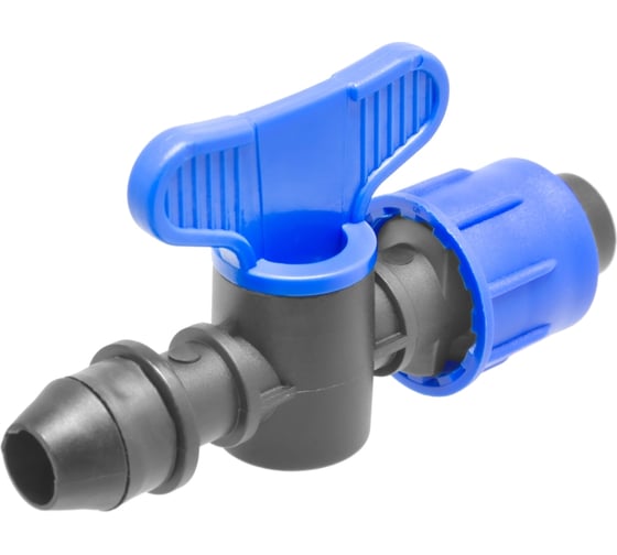 Изображение товара Стартовый кран для ленты капельного полива с уплотнительной резинкой MasterProf 16 мм, 25 шт ДС.060090.25