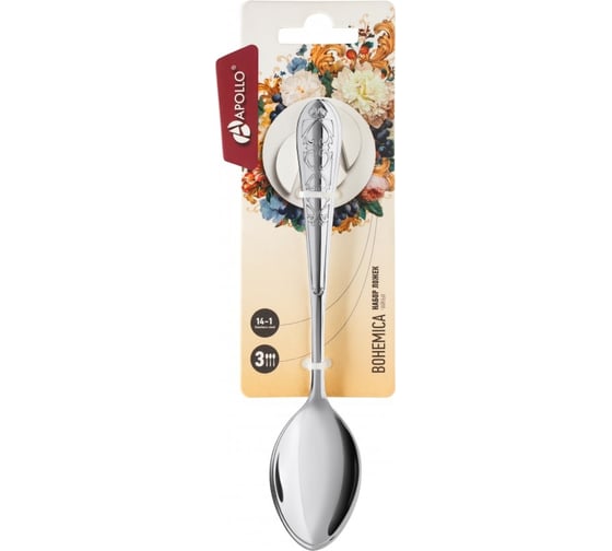 Изображение товара Набор ложек чайных APOLLO Bohemica 3 предмета BOH-53