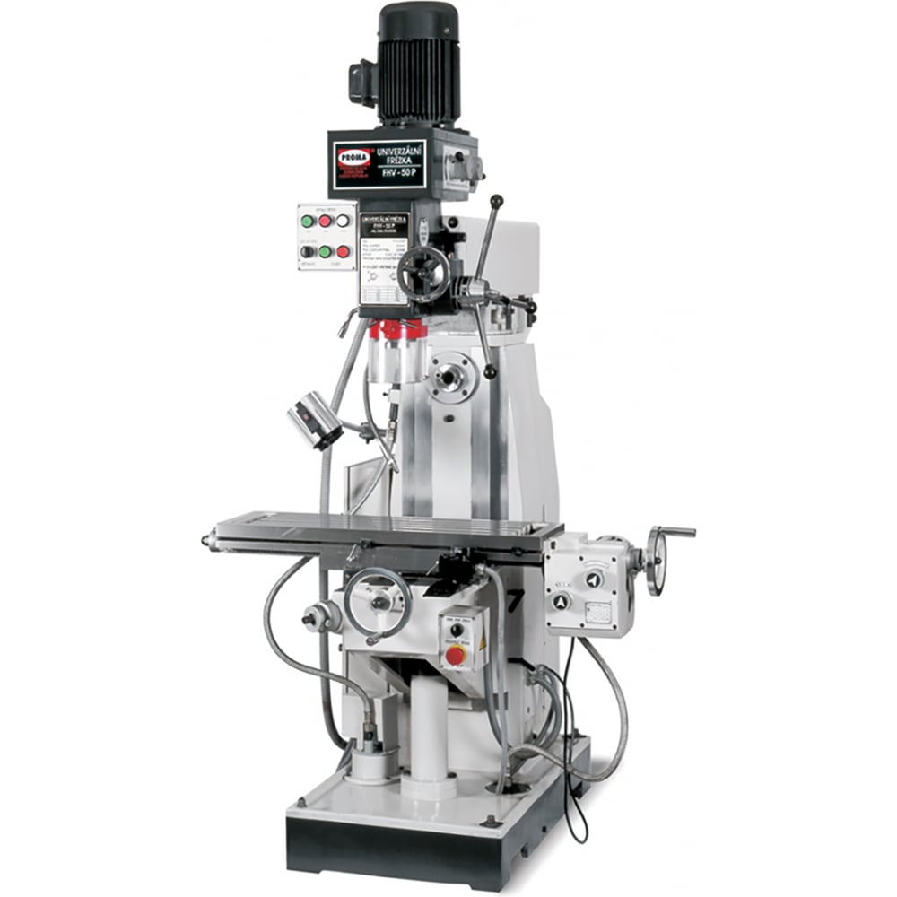Изображение товара Профессиональный универсальный фрезерный станок Proma FHV-50P с системой СОЖ