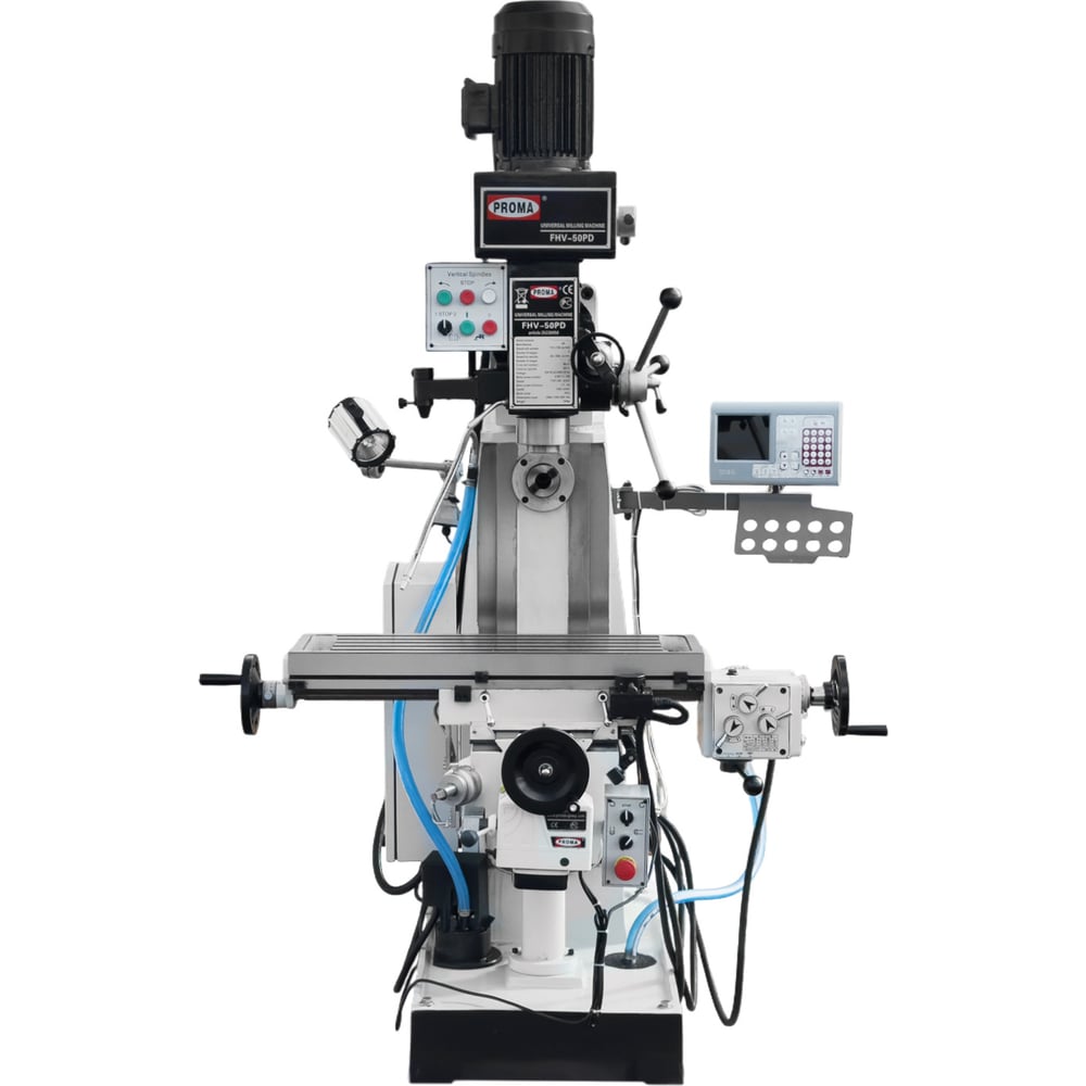 Изображение товара Фрезерный станок Proma FHV-50PD профессиональный металл