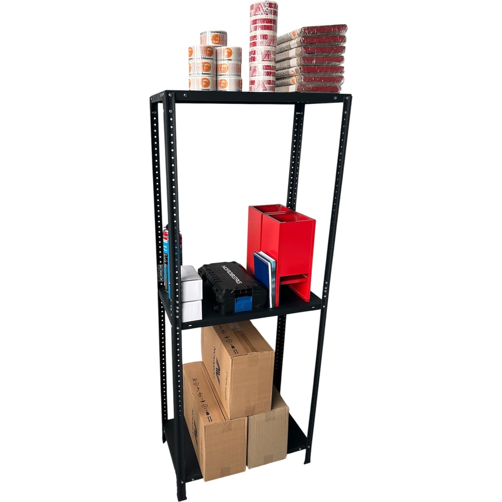 Изображение товара Стеллаж металлический ООО ФУРАМА 1500x1000x400 мм 3 полки напольный