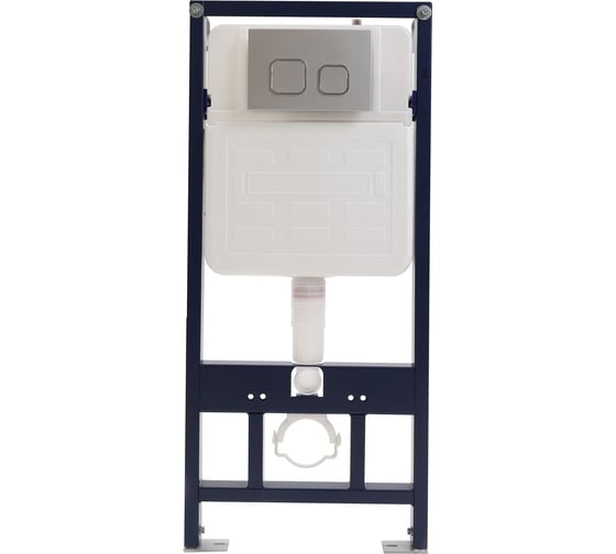 Изображение товара Комплект инсталляция Alcora Grant с кнопкой CHROME для подвесного унитаза 7107CHROME