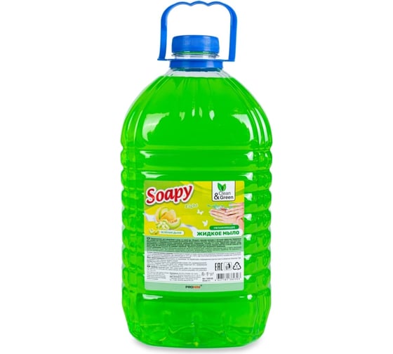 Изображение товара Жидкое мыло Прохим "Soapy" Light Зеленая дыня, 5 л CG8230