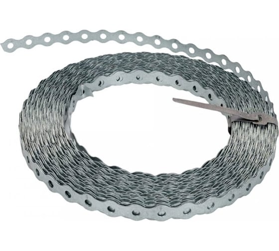 Изображение товара Лента монтажная перфорированная волна Промрукав ЛМПВ 12x0,55 1 рул PR08.4263