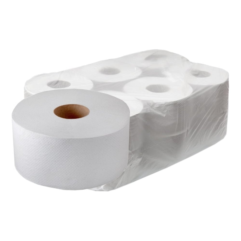 Изображение товара Туалетная бумага Парников упаковка 12 шт, 200 м, белая, 1 слой