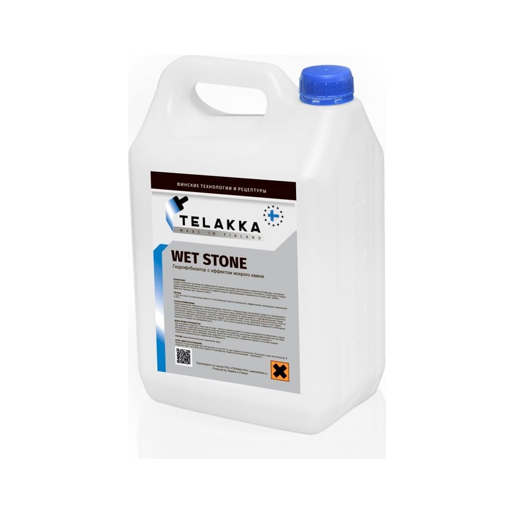 Изображение товара Пропитка с эффектом мокрого камня Telakka GIDROFOB WET STONE 5л