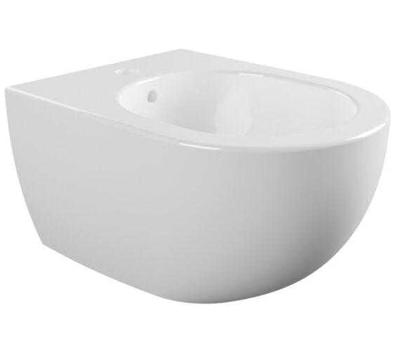Изображение товара Подвесное биде Flaminia App 485x360хh270 мм, 1 отверстие для смесителя, перелив, крепление в комплекте, керамика, цвет белый AP219